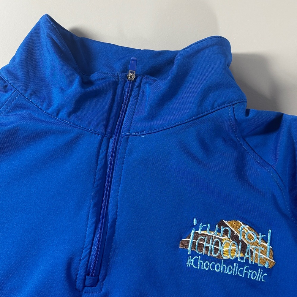 Chocoholic‎ Frolic Run for Chocolate Royal Blue Pullover Activewear - M